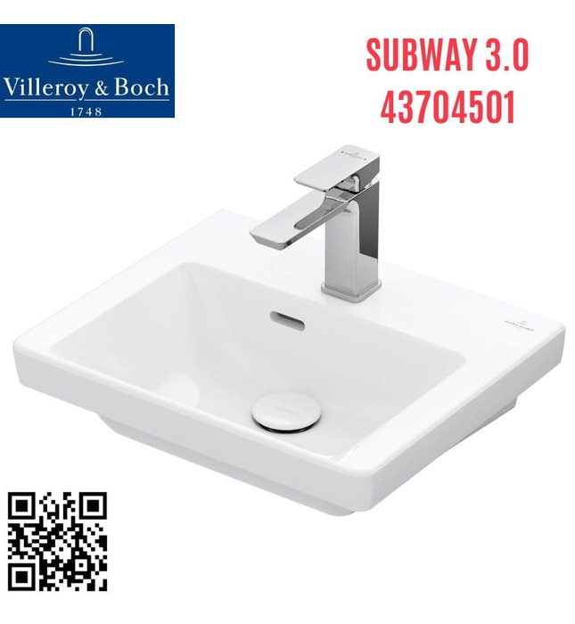 Chậu rửa lavabo Villeroy-boch Subway 3.0 43704501