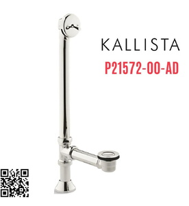 Bộ xả bồn tắm Mỹ màu nickel Kallista P21572-00-AD
