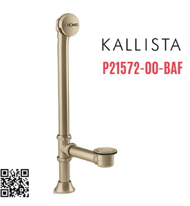 Bộ xả bồn tắm Mỹ màu vàng Kallista P21572-00-BAF