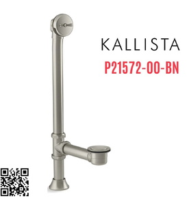 Bộ xả bồn tắm Mỹ màu nickel Kallista P21572-00-BN