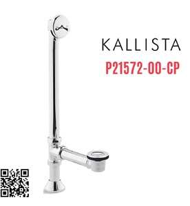 Bộ xả bồn tắm Mỹ màu Chrome Kallista P21572-00-CP