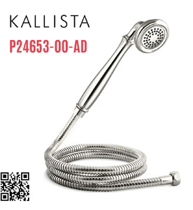 Bộ dây bát sen tắm cầm tay màu Nickel Kallista P24653-00-AD