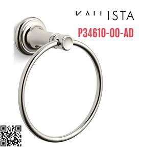Vòng treo khăn màu nickel Kallista P34610-00-AD