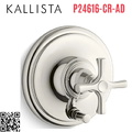 Mặt nạ điều khiển đơn và chuyển hướng Nickel Kallista P24616-CR-AD