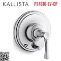 Mặt nạ điều khiển đơn và chuyển hướng chrome Kallista P24616-LV-CP