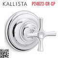 Mặt nạ điều khiển âm lượng sen tắm chrome Kallista P24623-CR-CP