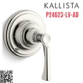 Mặt nạ điều khiển âm lượng sen tắm nickel Kallista P24623-LV-AD