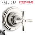 Mặt nạ chuyển hướng nước sen tắm 3 chiều nickel Kallista P24683-CR-AD