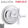 Mặt nạ chuyển hướng nước sen tắm 3 chiều chrome Kallista P24683-CR-CP