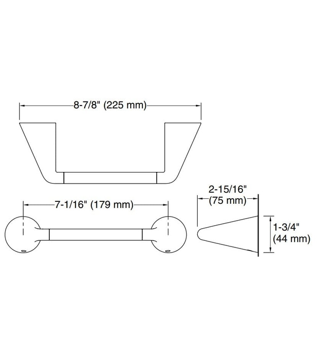 Lô giấy vệ sinh màu chrome Kallista P34808-00-CP