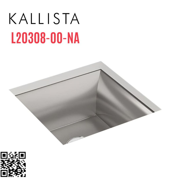Chậu rửa bát 1 hố inox Kallista L20308-00-NA