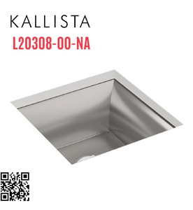 Chậu rửa bát 1 hố inox Kallista L20308-00-NA