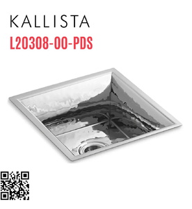 Chậu rửa bát 1 hố inox Kallista L20308-00-PDS