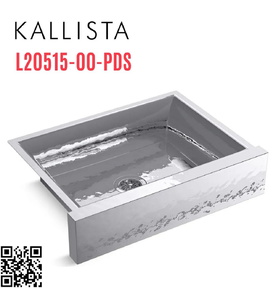 Chậu rửa bát 1 hố inox Kallista L20515-00-PDS
