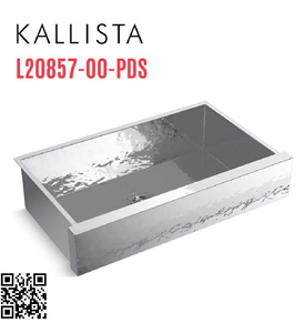 Chậu rửa bát 1 hố inox Kallista L20857-00-PDS