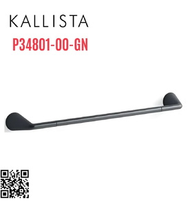 Thanh treo khăn đơn 18" màu xanh đen Kallista P34801-00-GN