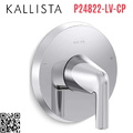 Mặt nạ điều chỉnh nhiệt độ màu chrome Kallista P24822-LV-CP