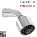 Bát sen tắm đa năng và tay sen gắn tường màu chrome Kallista P24840-00-CP