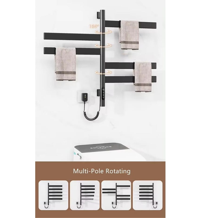 Giàn sấy khăn mặt thông mình kết nối Wifi Miken G68B 