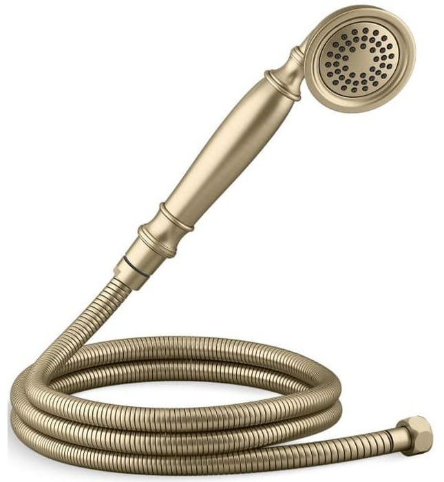 Bộ dây bát sen tắm cầm tay màu vàng Kallista P21425-MB-BAF