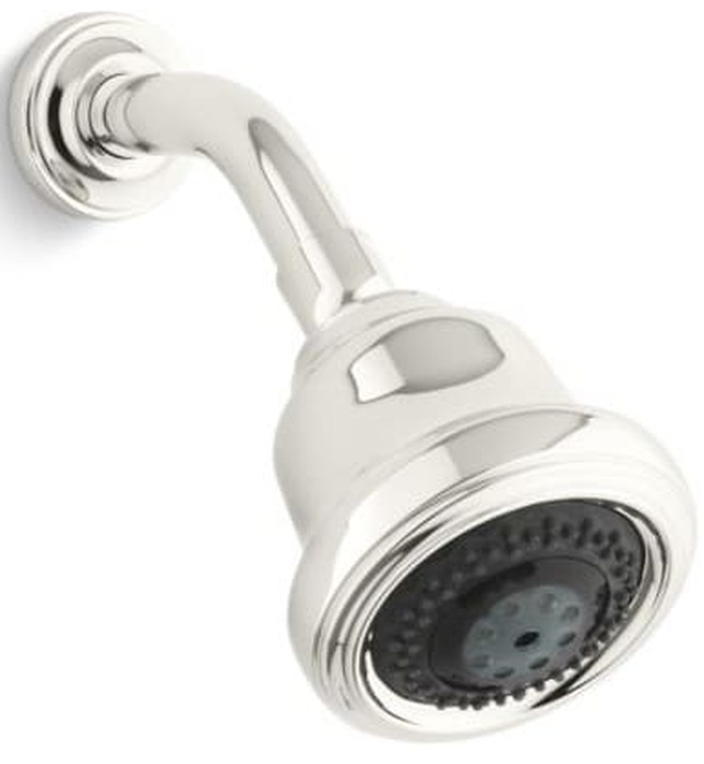Bát sen tắm và tay sen gắn tường màu Chrome Kallista P21500-00-CP