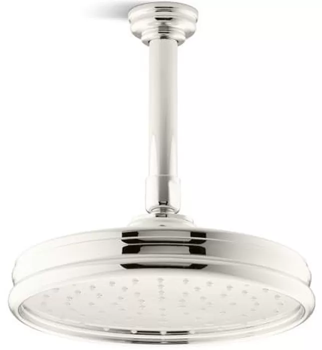 Bát sen tắm phun mưa tròn cỡ nhỏ màu nickel Kallista P21510-00-SN