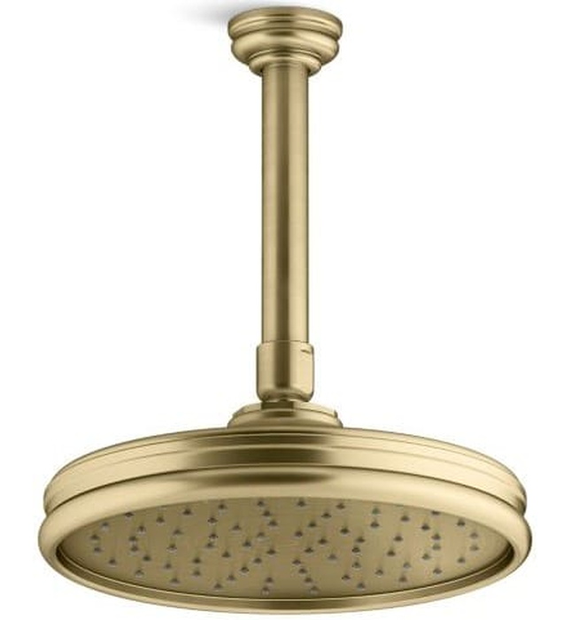 Bát sen tắm phun mưa tròn cỡ nhỏ màu nickel Kallista P21510-00-AD