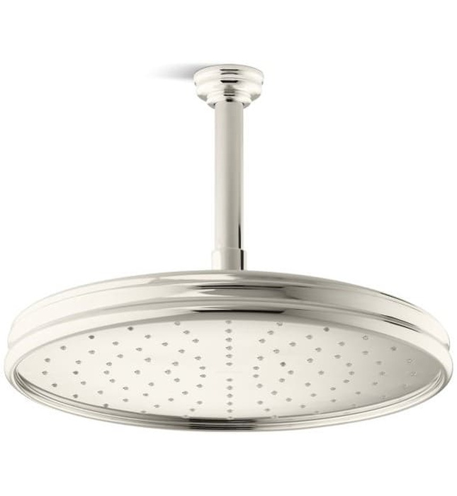 Bát sen tắm phun mưa tròn cỡ lớn màu vàng Kallista P21511-00-BAF