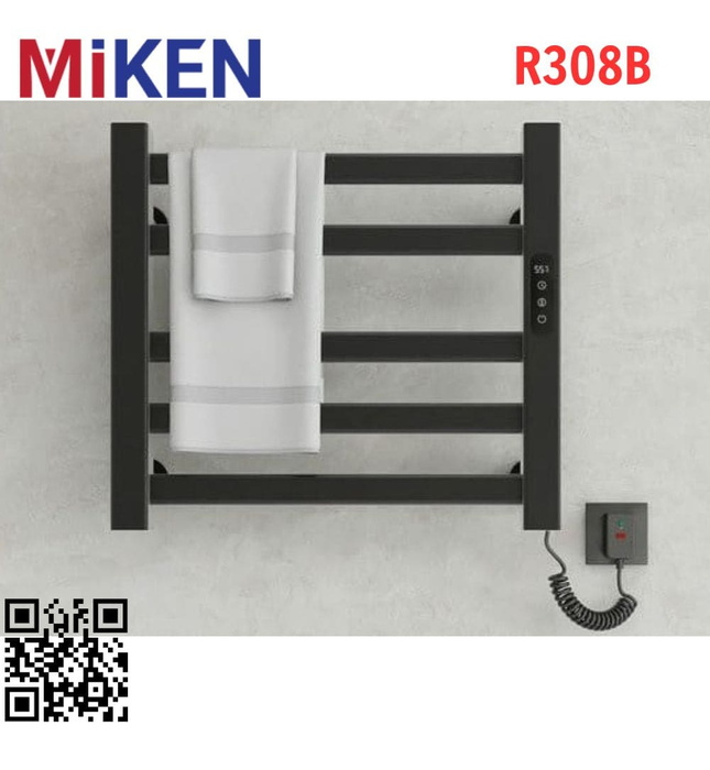 Giàn sấy khăn mặt khăn tắm màu trắng Miken R308B