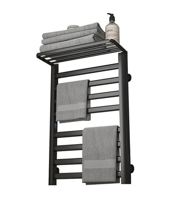 Giàn sấy khăn mặt khăn tắm màu đen Miken R395B