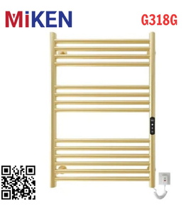 Giàn sấy khăn mặt khăn tắm màu vàng Miken G318G