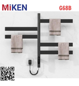 Giàn sấy khăn mặt thông mình kết nối Wifi Miken G68B 