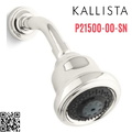 Bát sen tắm và tay sen gắn tường màu nickel Kallista P21500-00-SN