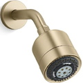 Bát sen tắm và tay sen gắn tường màu đen Kallista P21501-00-BL