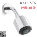 Bát sen tắm và tay sen gắn tường màu chrome Kallista P21501-00-CP