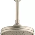 Bát sen tắm phun mưa tròn cỡ nhỏ màu nickel Kallista P21510-00-AD