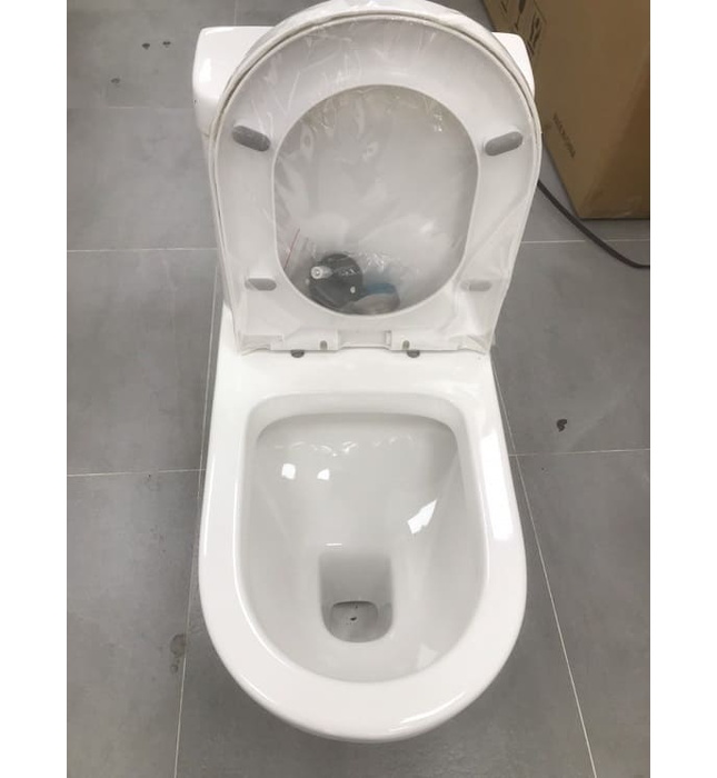 Bàn cầu 1 khối thoát ngang Miken MKB-1039W