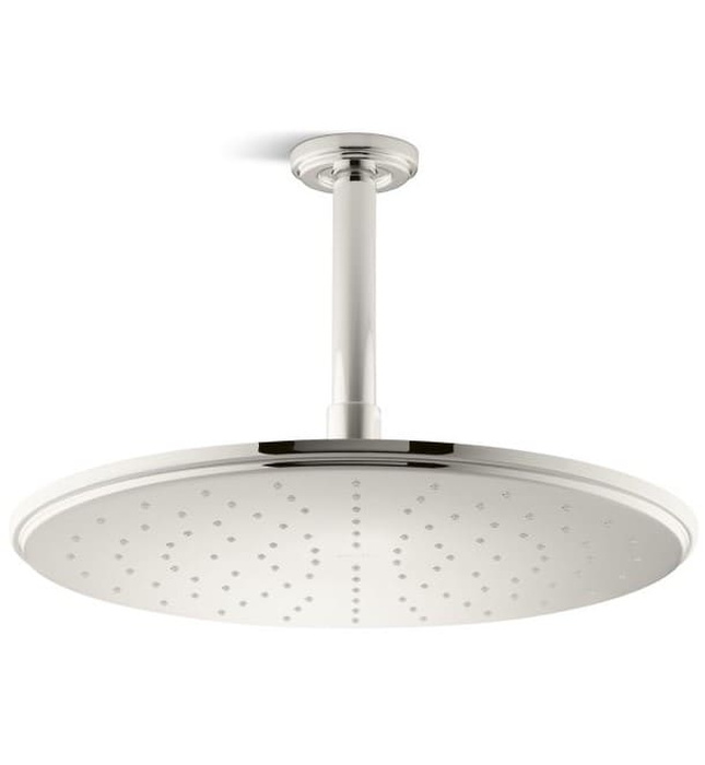 Bát sen tắm phun mưa tròn lớn màu xanh đen Kallista P21513-00-GN