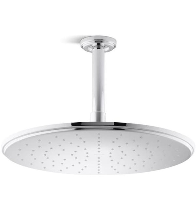 Bát sen tắm phun mưa tròn lớn màu đen Kallista P21513-00-BL