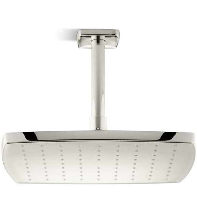 Bát sen tắm phun mưa vuông màu nickel Kallista P21514-00-SN