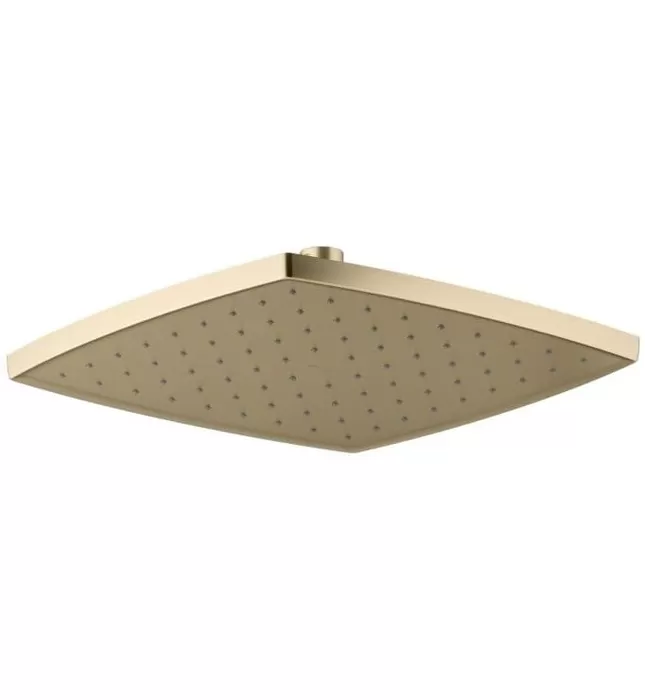 Bát sen tắm phun mưa vuông màu vàng Kallista P21514-00-BAF