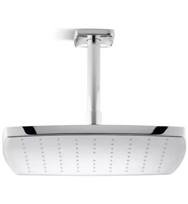 Bát sen tắm phun mưa vuông màu vàng Kallista P21514-00-BAF