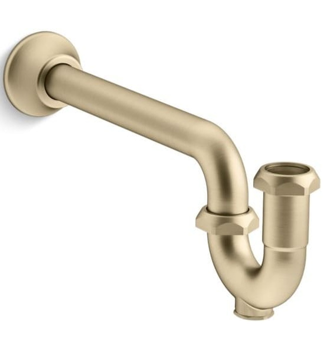 Xi phông chữ P màu vàng Kallista P21641-00-BAF