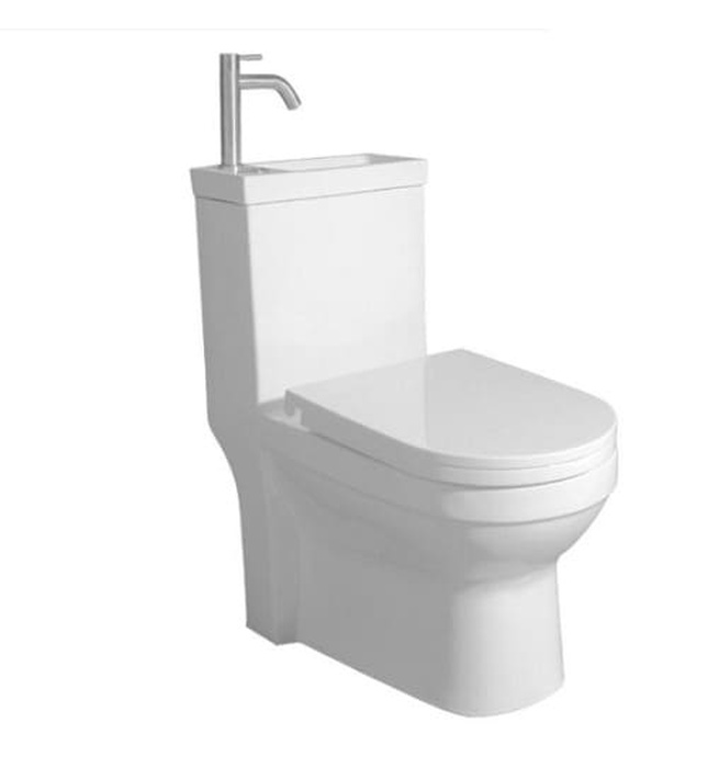 Bàn cầu 1 khối kèm chậu lavabo Miken MK-0882