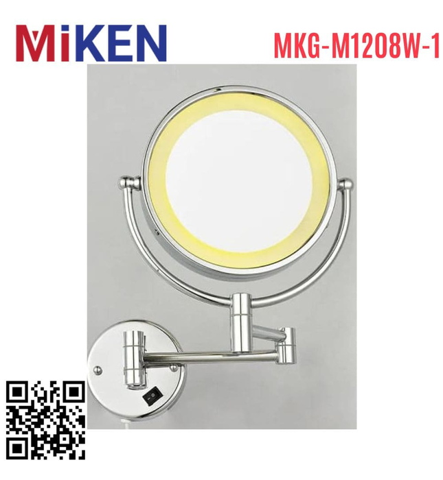 Gương trang điểm phóng đại có đèn Led Miken MKG-M1208W-1