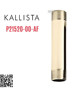 Tay sen gắn trần 3" màu vàng Kallista P21520-00-AF
