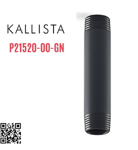 Tay sen gắn trần 3" màu xám đen Kallista P21520-00-GN