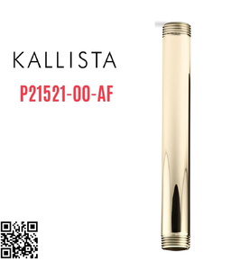 Thanh nối bát sen gắn trần 6" màu vàng Kallista P21521-00-AF