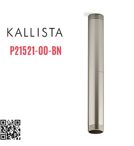 Thanh nối bát sen gắn trần 6" màu nickel Kallista P21521-00-BN
