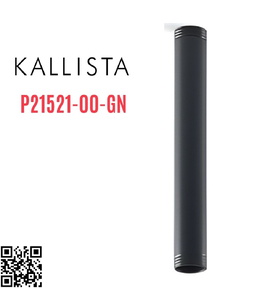 Thanh nối bát sen gắn trần 6" màu xám đen Kallista P21521-00-GN